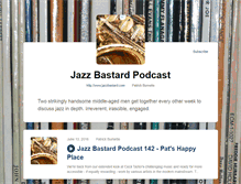 Tablet Screenshot of jazzbastard.com